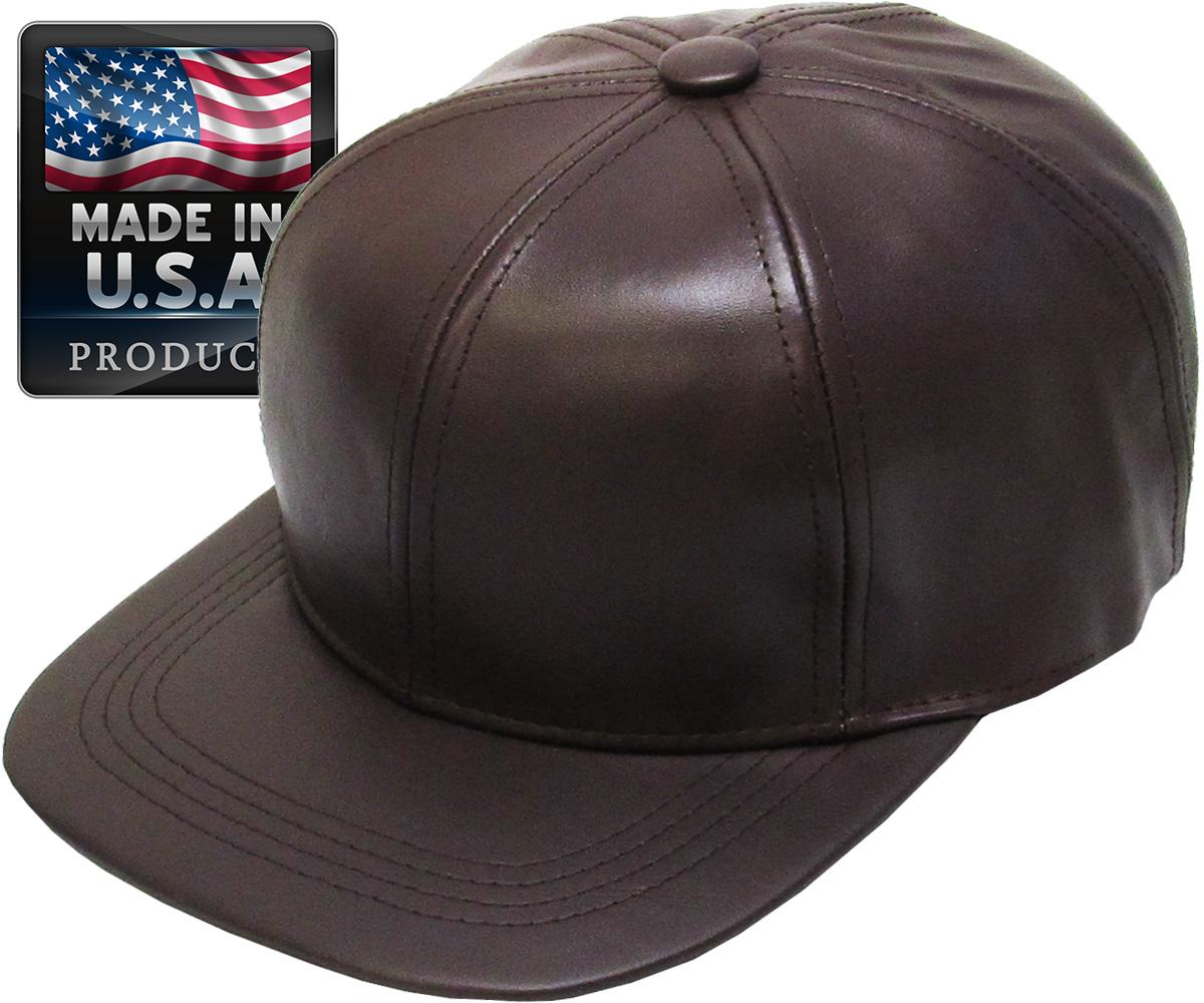 100% Leather Cap - Made in USA | KBETHOS